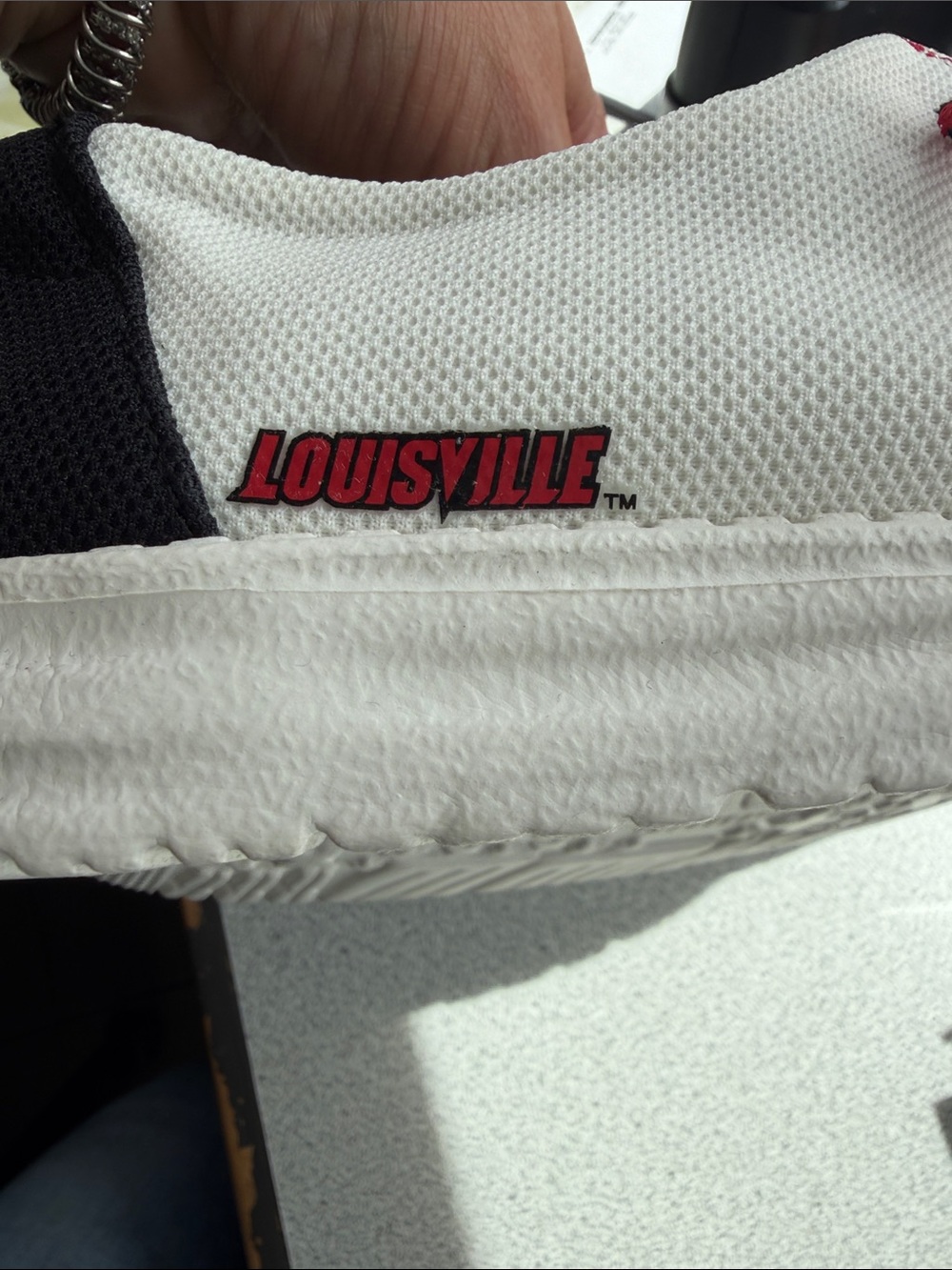 Hey Dude Wendy Louisville Cardinals Women's Red, White & Black Slip-On Loafers - Picture 11 of 11